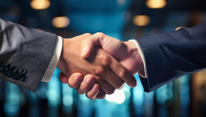 High Definition Company Business Handshake Image