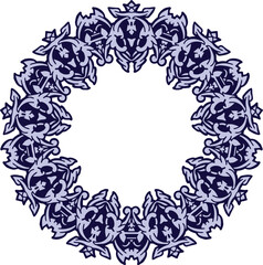 Simple Ornament Border with Classic Style Frame