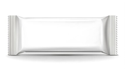 plate isolated on white.  Simple and Direct: Blank Food Packaging Mockup