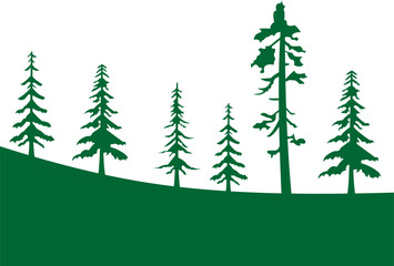 Forest Tree Silhouette