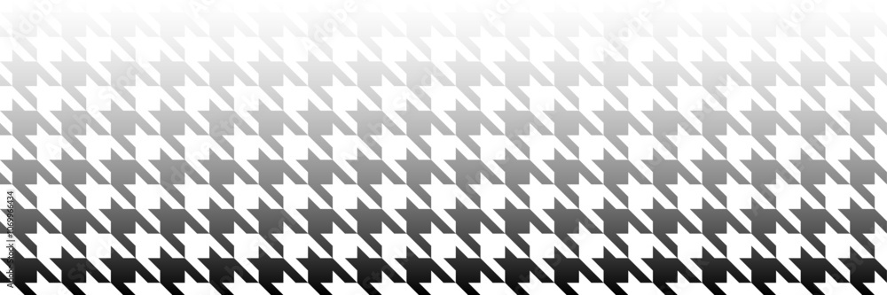 Poster Hounds tooth gradient vector pattern banner design