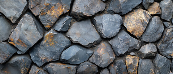 Rugged Stone Wall Texture, Close-Up, Nature's Masterpiece.