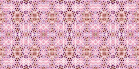 Seamless kaleidoscope pattern. The texture of the woven pattern. Endless pattern