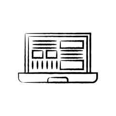 Commercial Shopping Icon - laptop