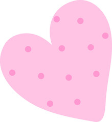 coquette pink heart