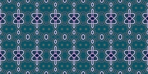 Seamless kaleidoscope pattern. The texture of the woven pattern. Endless pattern