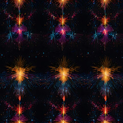 Fototapeta premium Celebrate New Years Eve at Hogmanay concerts with AR and generative AI experiences,