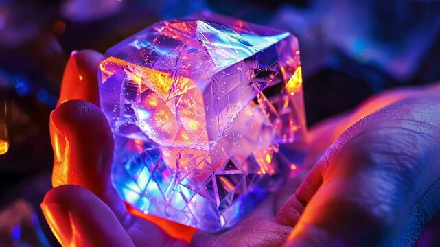 A glowing crystal purported to contain traces of exotic matter from another dimension defies all known laws of physics.