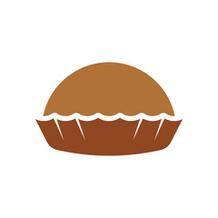 Pie Perfection icon illustration flat