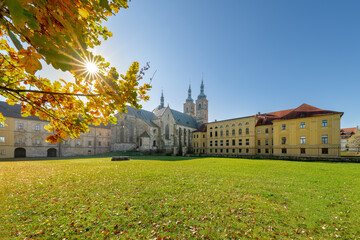 Monastery Tepla - old Premonstratensian monastery founded in the 12th century near the town of Tepla near spa city Marianske Lazne (Marienbad) - Czech Republic, Europe