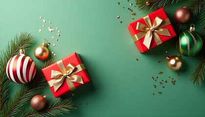 Naklejka premium social media background sale promo gift box xmas celebration