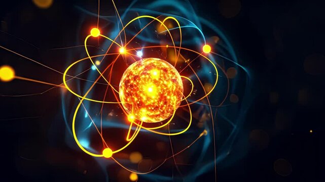 A stylized depiction of the phase transition from quarkgluon plasma to the more familiar state of nuclear matter.