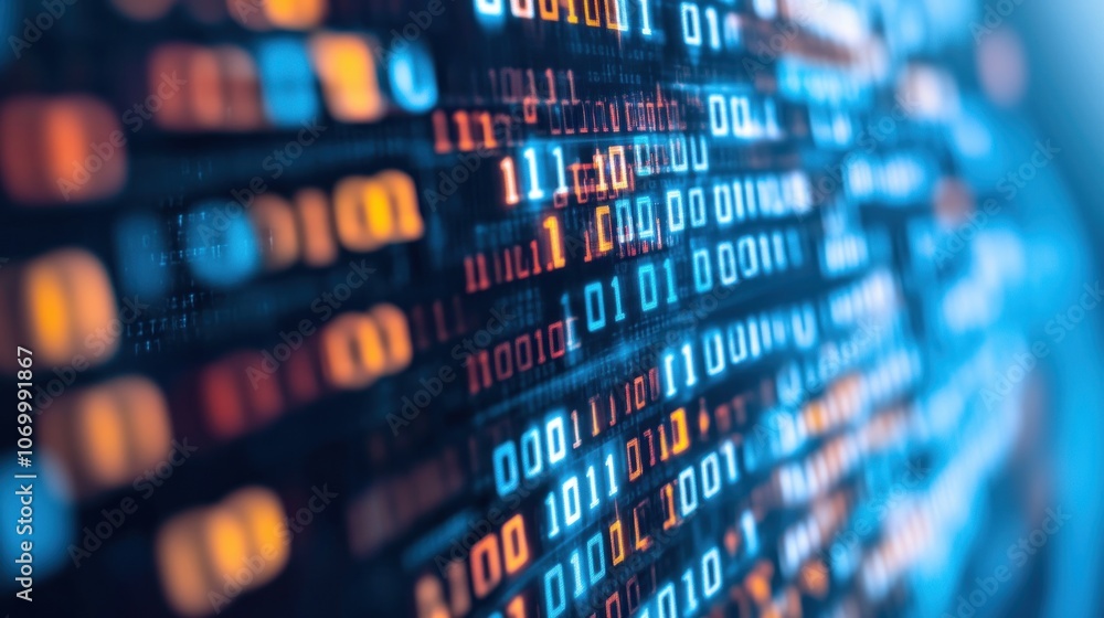Leinwandbilder Unlocking the power of data through binary code analysis