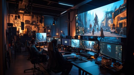 Immersive Gaming and Design Workstation
