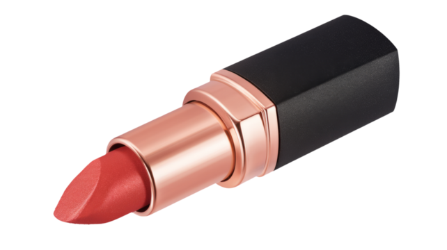 High-Quality PNG Isolated open red lipstick Isolated on White Background – High Resolution