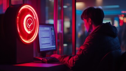 Nighttime Coding Session