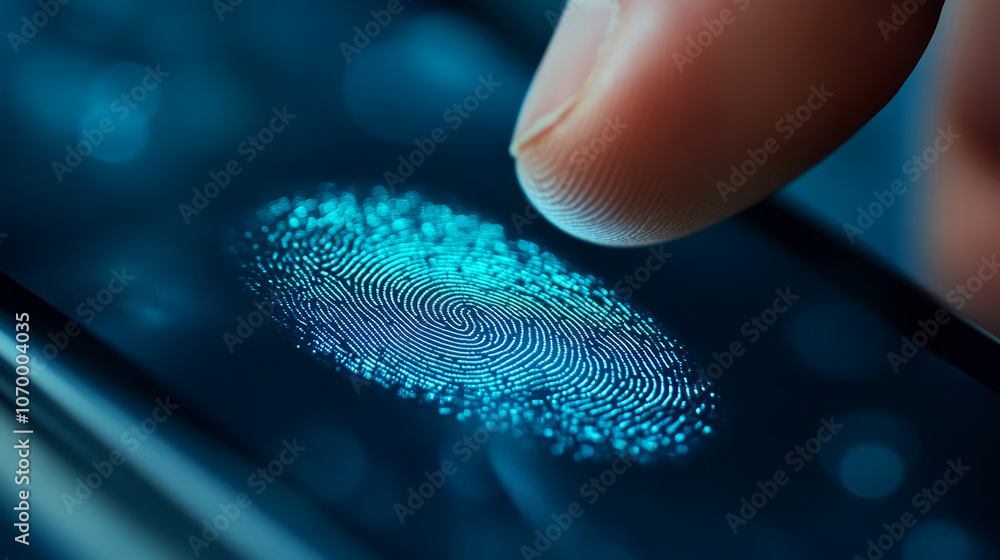 Poster unlocking the future how fingerprint technology enhances security and user experience in mobile devi