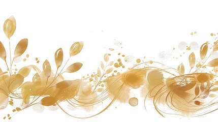 Champagne border background offers a luxurious and festive look. A charming display of elegance and celebration