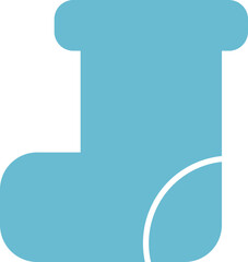 sock chrismas element illustration icon