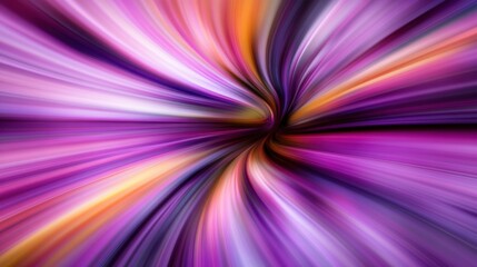 A vibrant swirl of purple and gold hues creates a mesmerizing abstract pattern, evoking a sense of energy and movement.