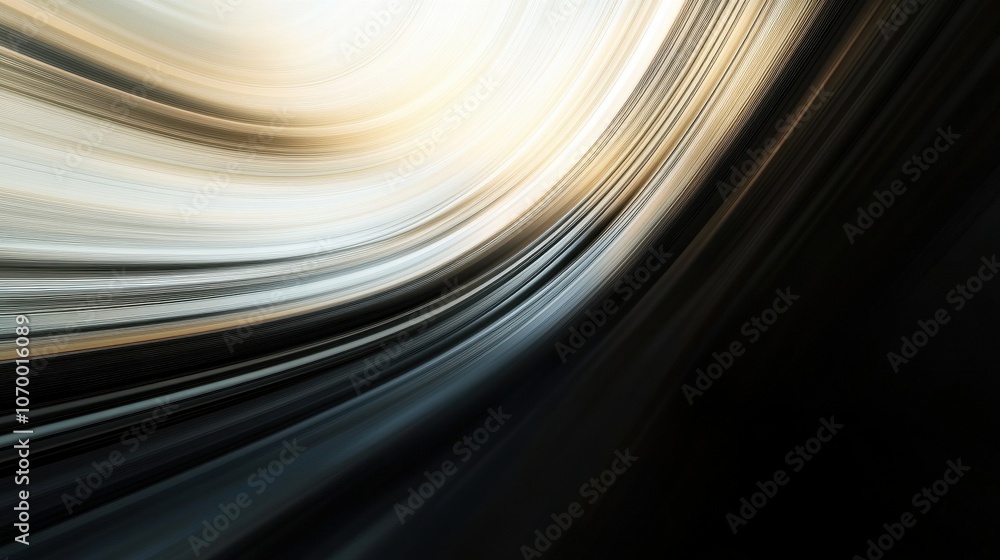 Poster abstract blurred lines of light and dark create a dynamic sense of motion and energy.