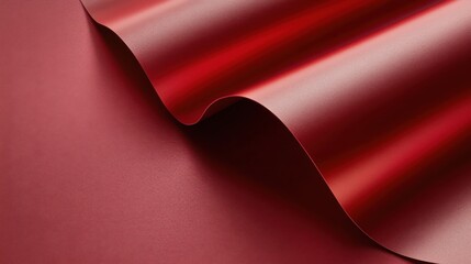 Naklejka premium Red metallic paper texture background with a smooth finish