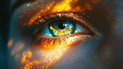 Golden Eye Sparkle