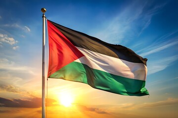 palestine, gaza, palestinian flag