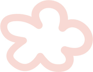 Handdrawn Organic Doodle Shape