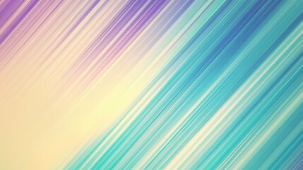 Obraz premium Vibrant abstract background with diagonal lines in soothing shades of purple and teal.
