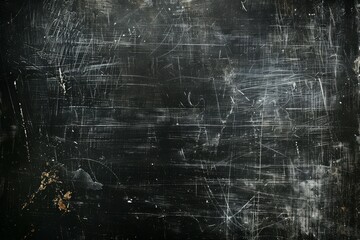 Obraz premium Image of Black scratched old metal or plaster surface. Texture for background usage