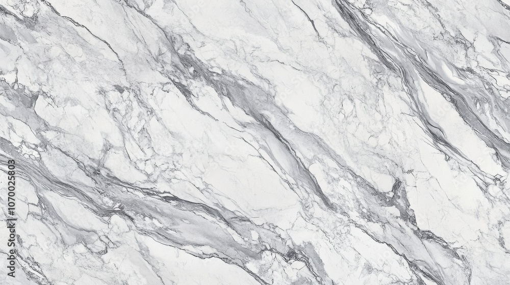 Poster elegant gray and white marble texture with intricate veining patterns, perfect for modern design app