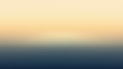 Fototapeta premium A serene gradient sunset blending soft hues of orange, yellow, and blue, evoking peace and tranquility.