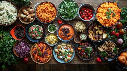 Vegan feast celebrates global plantbased cuisine variety for Veganuary