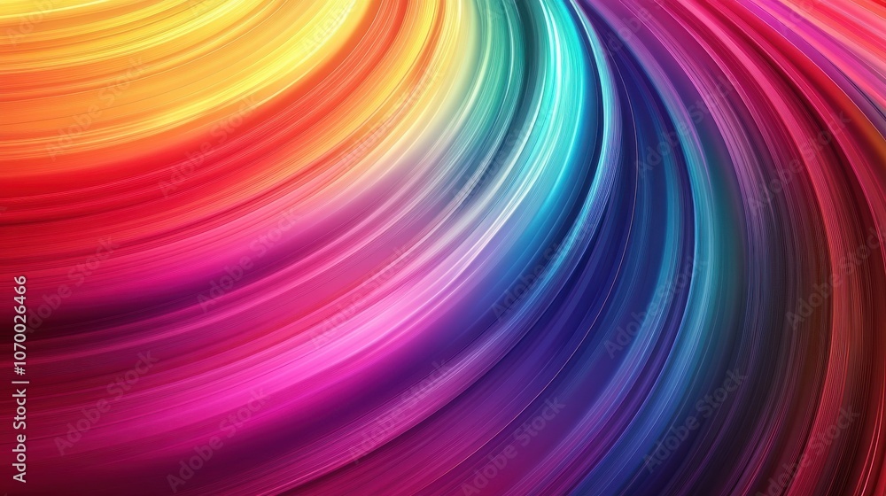 Poster a vibrant swirl of colors creating a dynamic and energetic abstract background.