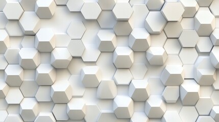 A textured white hexagonal pattern creates a modern, minimalistic background, ideal for design projects.