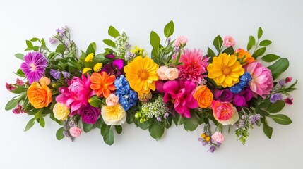 Vibrant Floral Arrangement: A Symphony of Colors