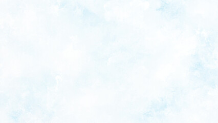 Soft sky blue paint aquarelle hand-painted watercolor background with watercolor stains, creative blue design with blue marble texture background used as cover, card, presentation and decoration.