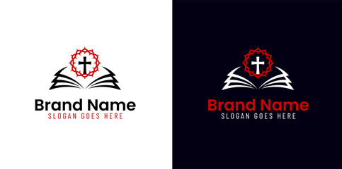 Fototapeta premium cross a* bible