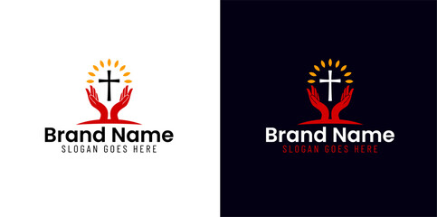 cross in hand logo