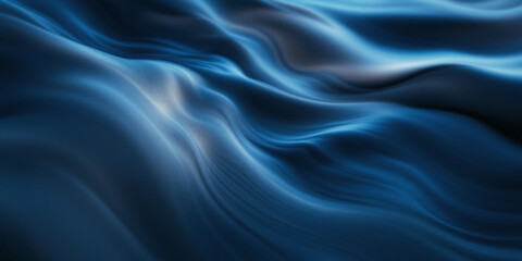 Obraz premium blue silk