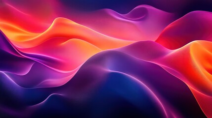Fototapeta premium Abstract background with flowing, colorful, wavy lines.