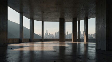 Fototapeta premium interior of a building