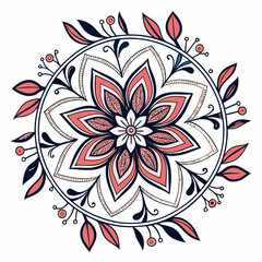 abstract background, Flower Mandala, Pattern Circle Creative Luxury Ornamental Mandala design 