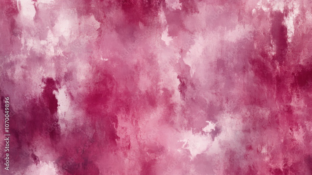 Aufkleber abstract pink and red watercolor texture with soft blending and fluid patterns, evoking a warm and v