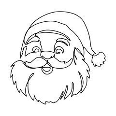Christmas Accessories Gift Graphic Design Decoration Vector Line Art