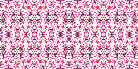 Seamless kaleidoscope pattern. The texture of the woven pattern. Endless pattern