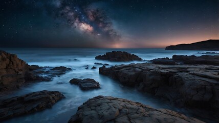 Obraz premium sunset over the sea