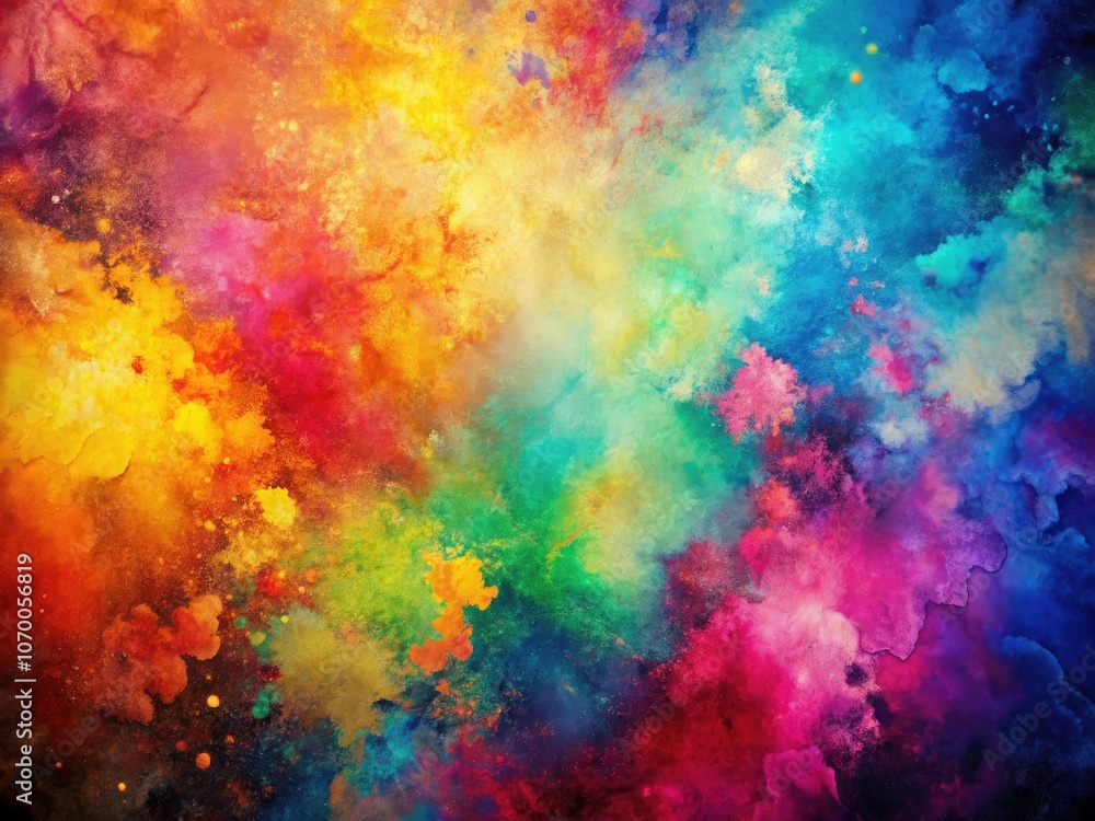 Aufkleber vibrant abstract gradient background with colorful texture and grunge elements for dynamic visuals a