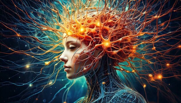 Sistema nervioso neuronas conectadas